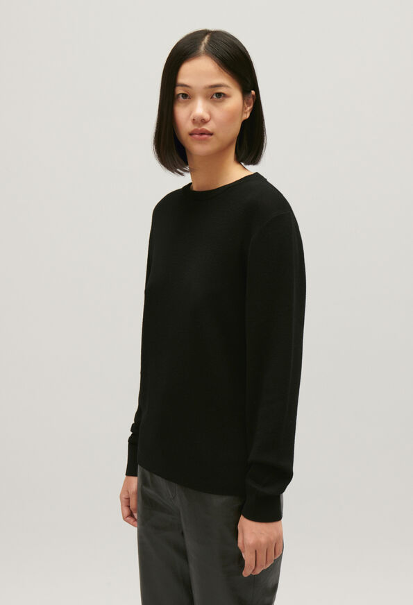 224MISSYNEW : Wool sweaters color BLACK
