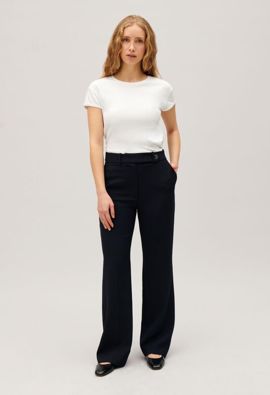 122PIXIA : Jeans and Trousers color NAVY