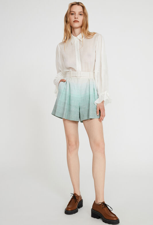 122EDAMAME : Skirts & Shorts color DUAL-COLOR