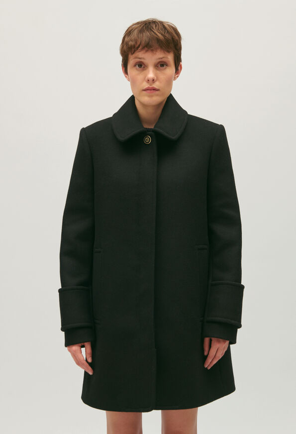 123GAUSTINE : Coats & Jackets color BLACK