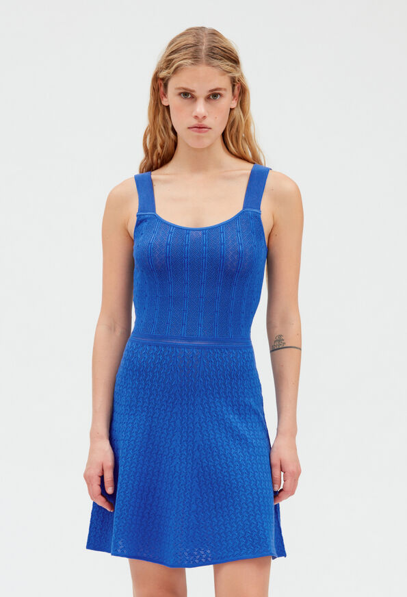 223MILUNI : Dresses color SANTORINI BLUE