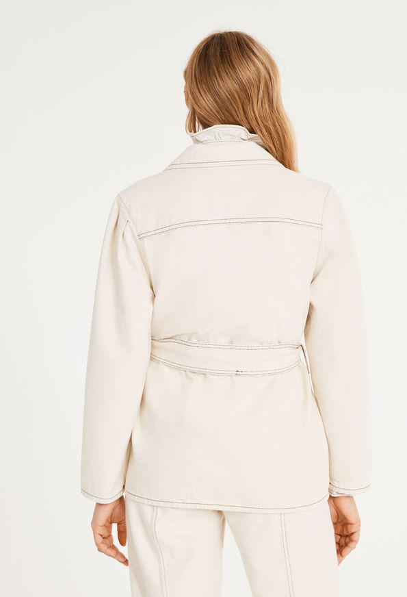 222VENITIENNE 222VENITIENNE : Coats & Jackets color IVORY