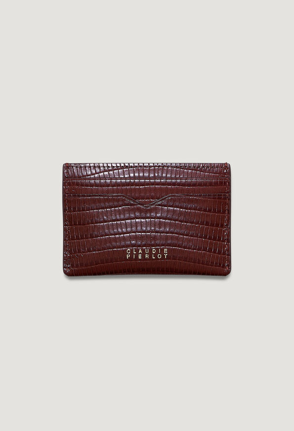 120ACARDLEZARD 120ACARDLEZARD : Small leather goods color CARMINE