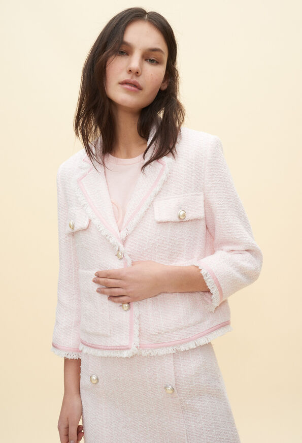 VERSAE20 VERSAE20 : Vestes couleur ROSE PALE