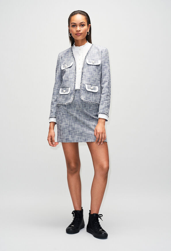 VIRGILAH19 VIRGILAH19 : Vestes couleur CHAMBRAY FONCE - SHIRTING