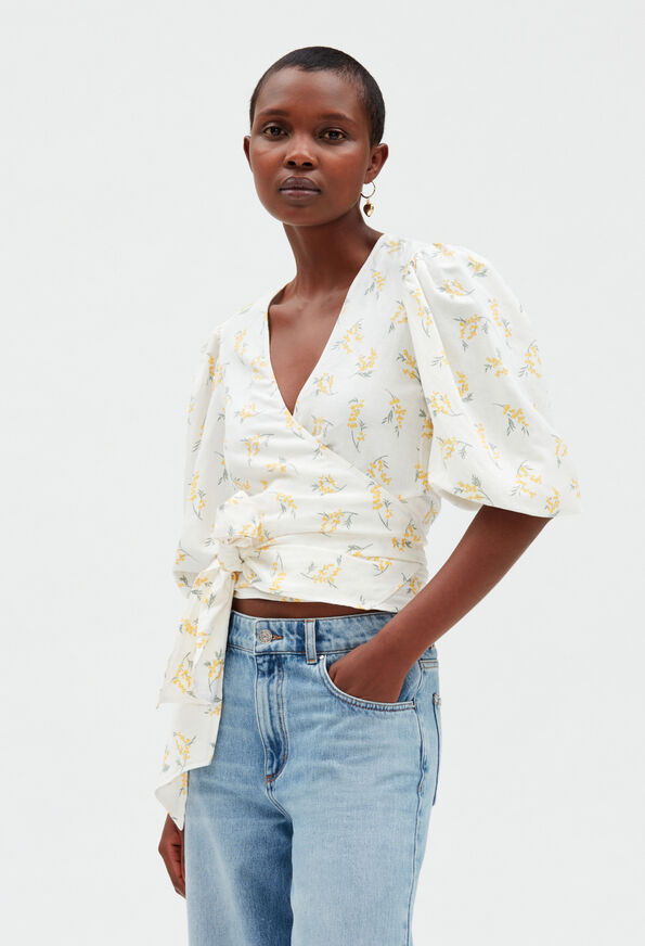223BAMBINOMIMOSA : Tops couleur PRINT CLAIR