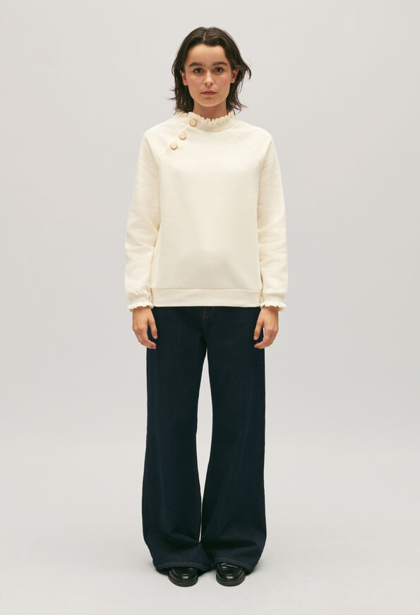 222TAPE 222TAPE : Maille & Sweatshirts couleur IVOIRE