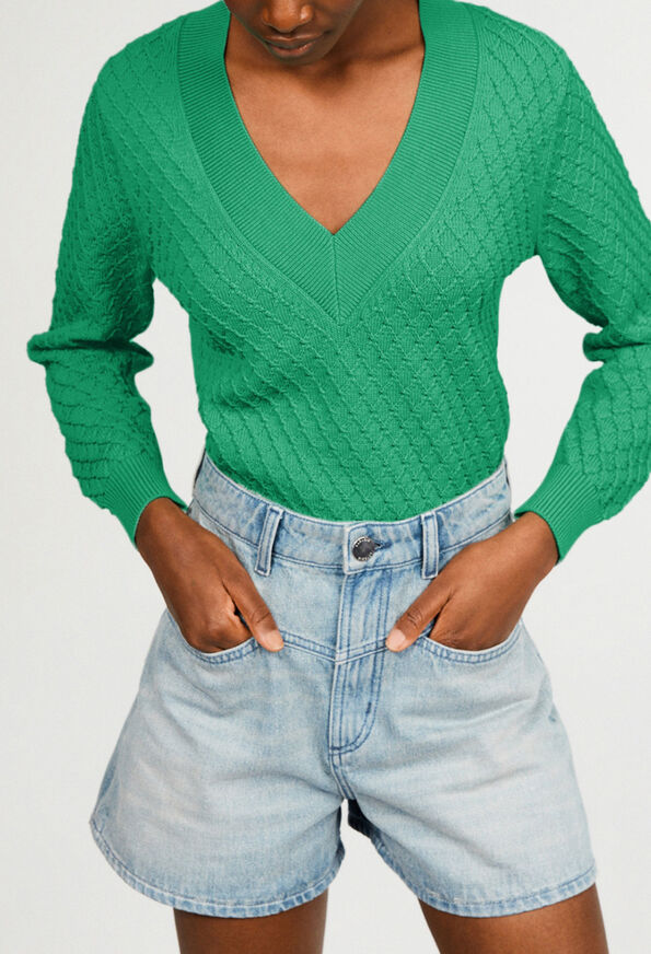 221MEILLEUR : Sweaters color MINT