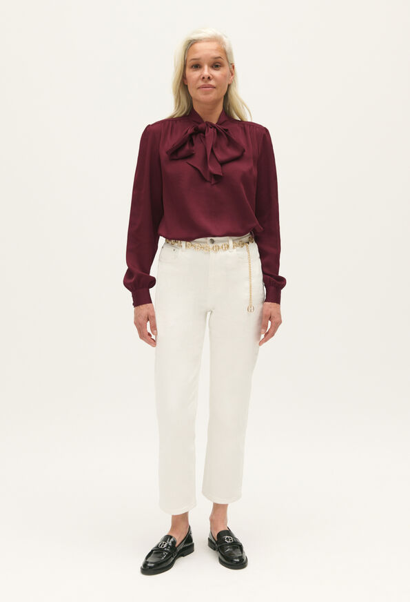 123BLISS : Tops & Shirts color BURGUNDY