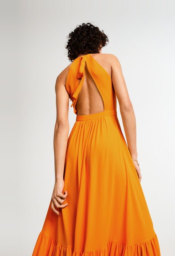Introduce 57+ imagen robe orange claudie pierlot - fr.thptnganamst.edu.vn