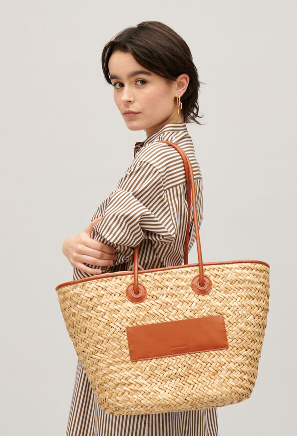 224ADRYANM : Baskets and summer bags color CAMEL