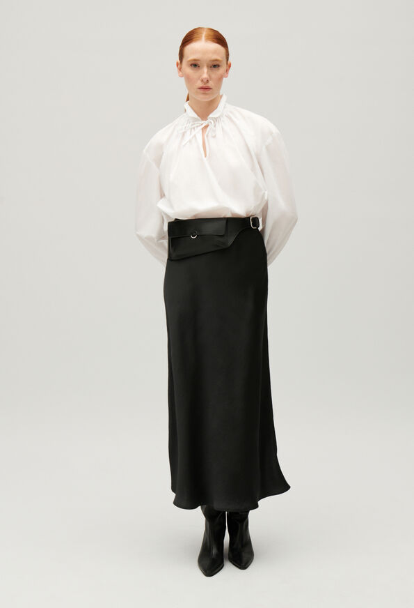 224SAPINE : Skirts & Shorts color BLACK