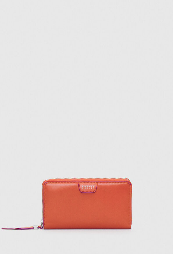 121ANGIE : Small leather goods color RED
