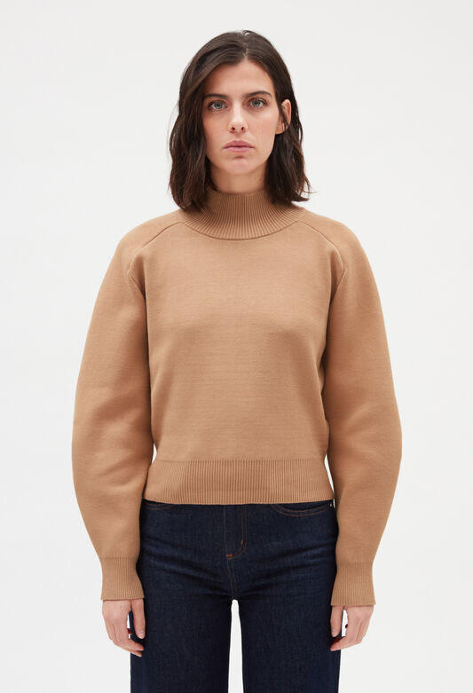 223MASCARA : Sweaters color BEIGE
