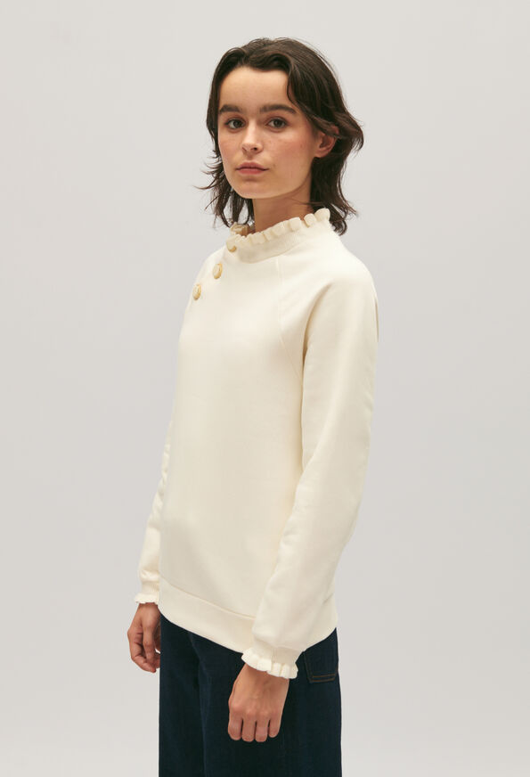 222TAPE 222TAPE : Maille & Sweatshirts couleur IVOIRE