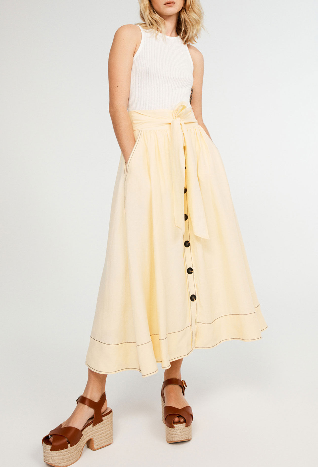 Jupe longue claudie pierlot clearance