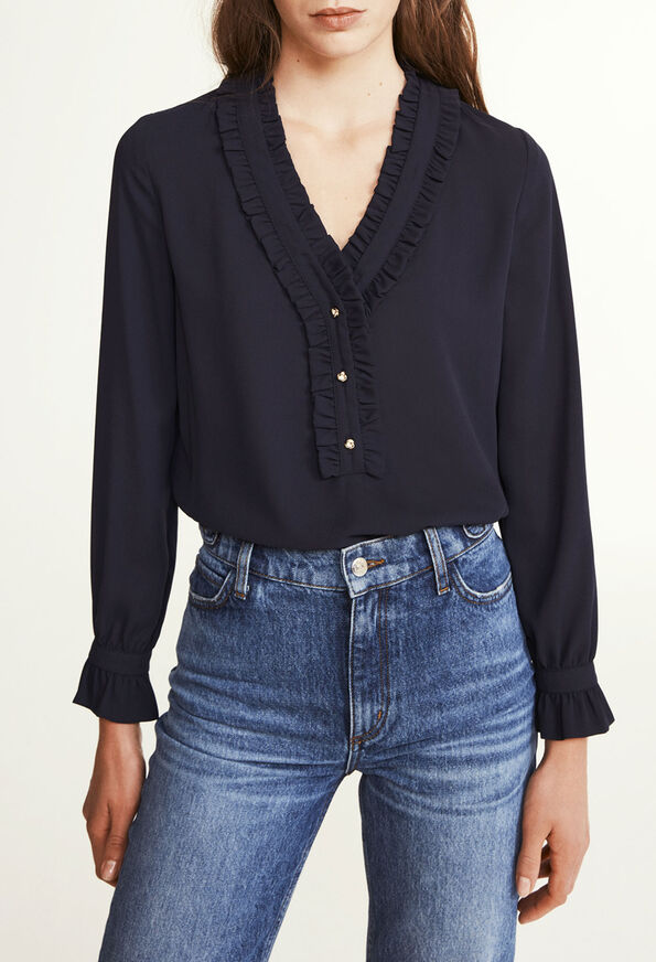120BUSINESS 120BUSINESS : Tops et Chemises couleur MARINE