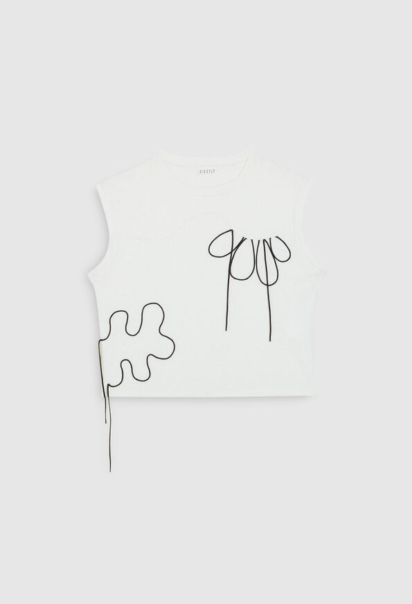222TARA 222TARA : T-shirts color ECRU