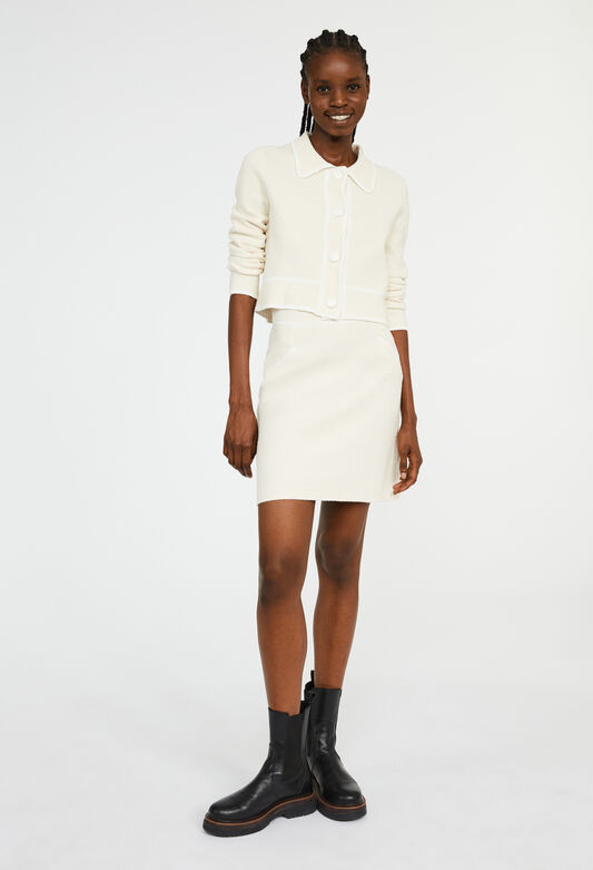 222MACBIS : Skirts & Shorts color IVORY