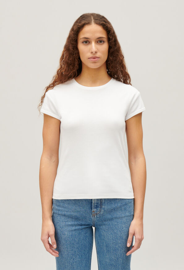 224TOMETTEBIS : T-shirts Blancs couleur BLANC
