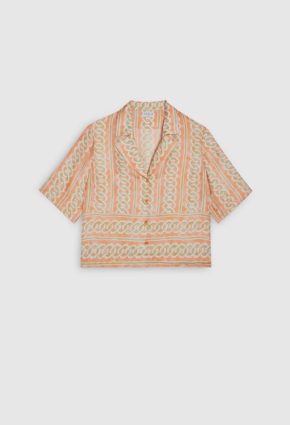 222CURIOSITEMAILLON 222CURIOSITEMAILLON : Tops et Chemises couleur PRINT CLAIR