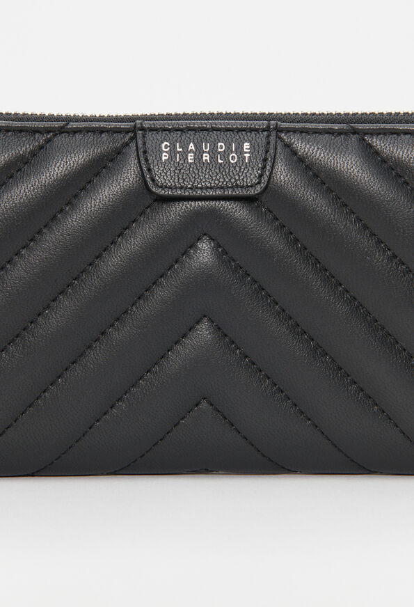 120ANGIEQUILT 120ANGIEQUILT : Small leather goods color BLACK