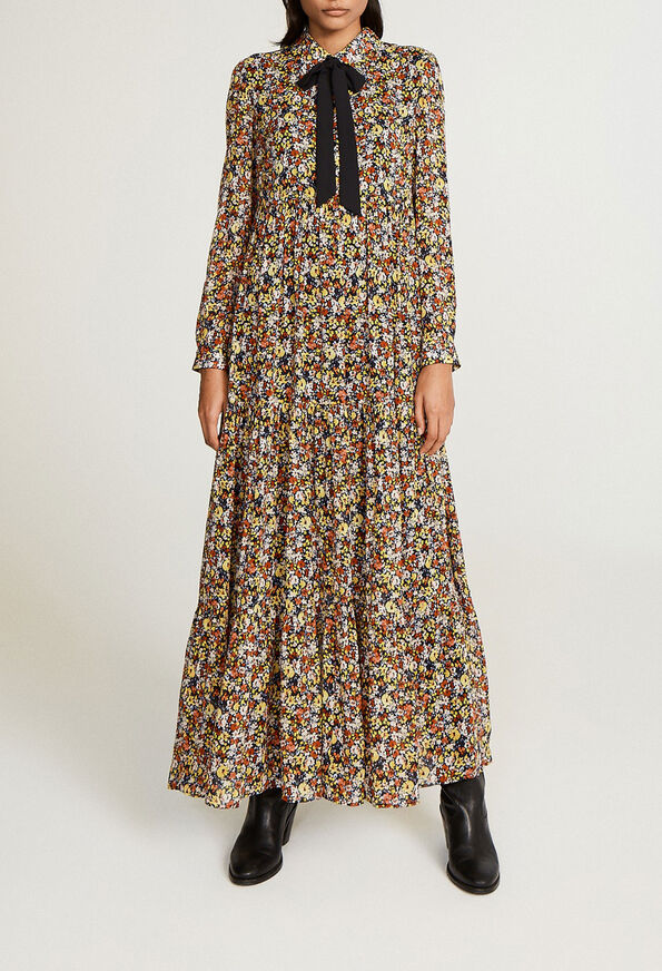 120RIYOU 120RIYOU : Robes couleur PRINT FONCE