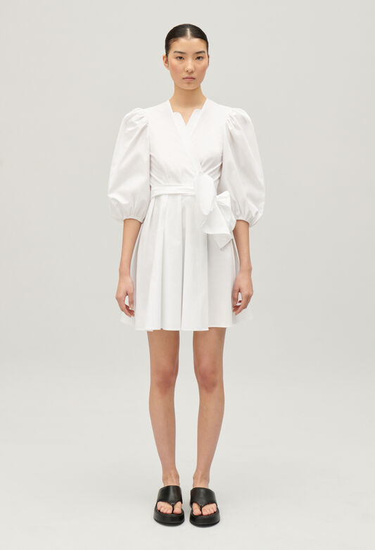 224RAYMONDE : Short Dresses color WHITE