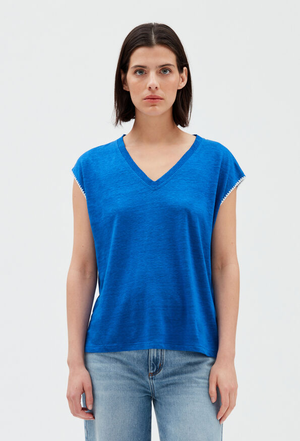 223TAKEAWAY : T-shirts color SANTORINI BLUE