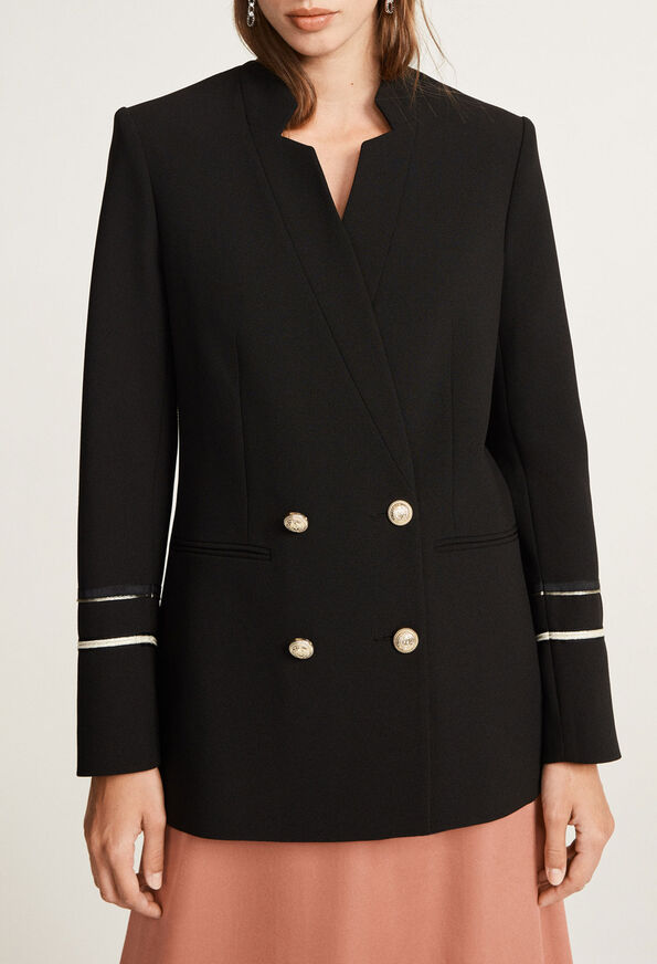 120VOLONTE 120VOLONTE : Blazers color BLACK
