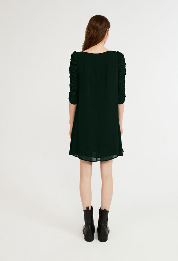 121RONNIEBIS : Dresses color GREEN PAPER