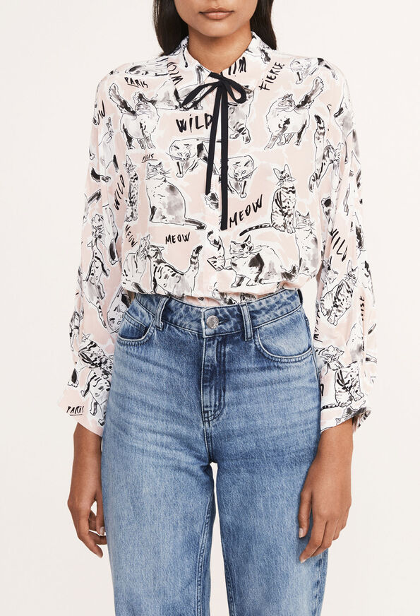 120CHOUPIE 120CHOUPIE : Tops et Chemises couleur PRINT CLAIR