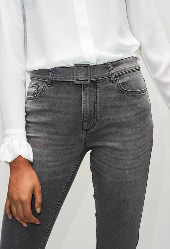 PASSIONH19 PASSIONH19 : Pantalons et Jeans couleur GRIS MELANGE