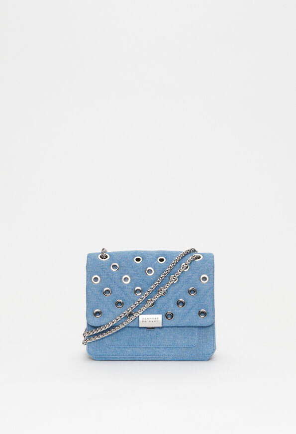 221ANGELAEYELETSDENIM 221ANGELAEYELETSDENIM : All bags color FADED BLUE JEAN