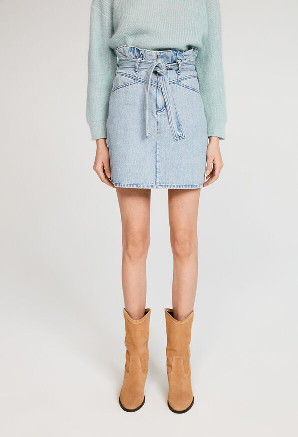 221SERANA 221SERANA : Skirts & Shorts color FADED BLUE JEAN