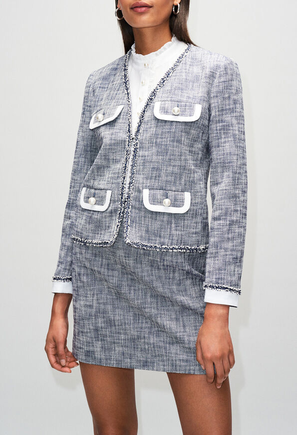 VIRGILAH19 VIRGILAH19 : Vestes couleur CHAMBRAY FONCE - SHIRTING