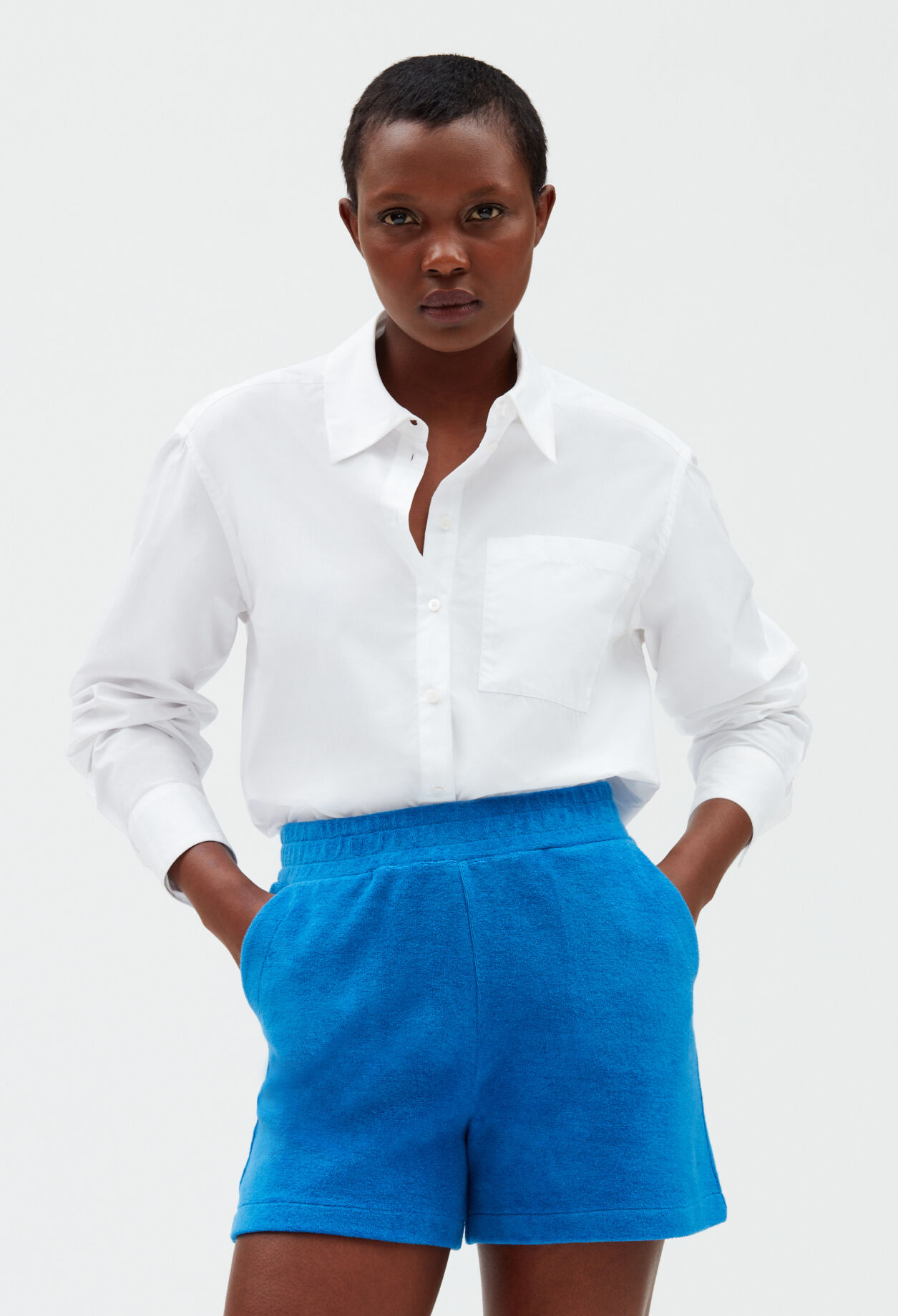 Short eponge online femme