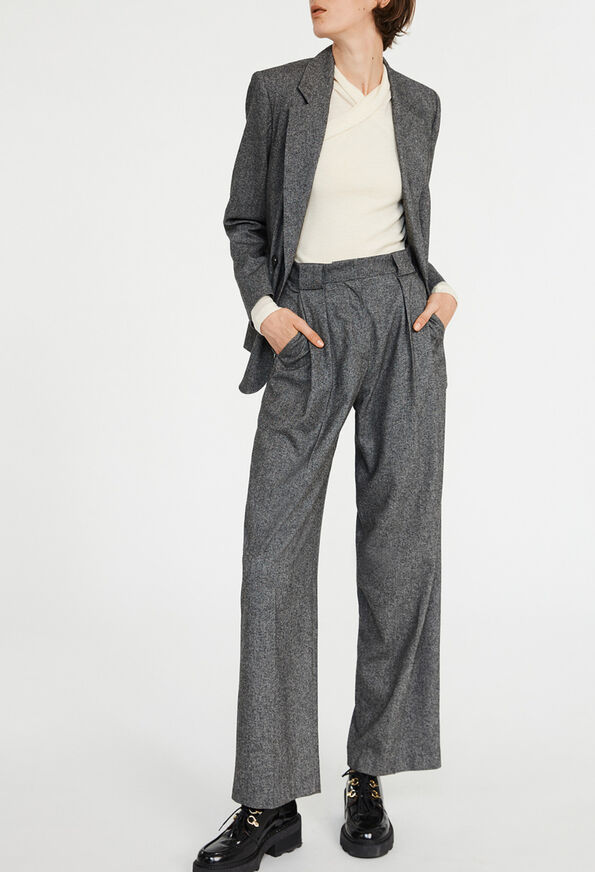 122PEGGY : Jeans and Trousers color MOTTLED GREY