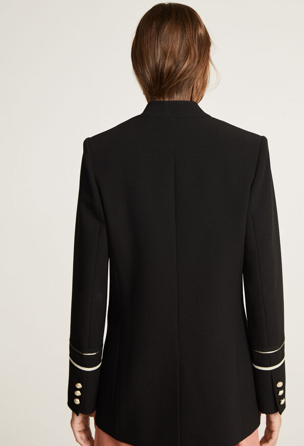 120VOLONTE 120VOLONTE : Blazers color BLACK