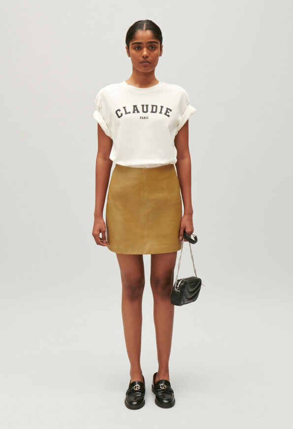 224CREME : Skirts & Shorts color PALE YELLOW