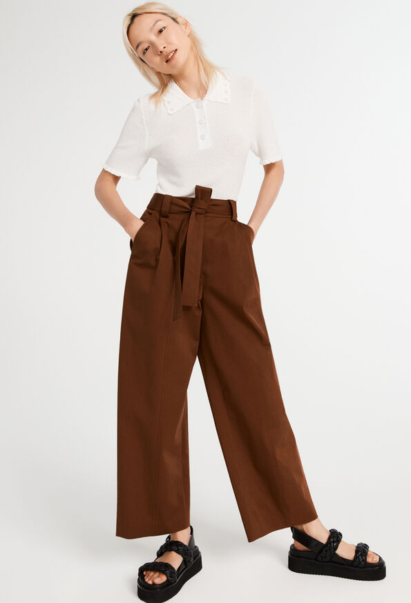 222PAILLO 222PAILLO : Jeans and Trousers color MOCCA