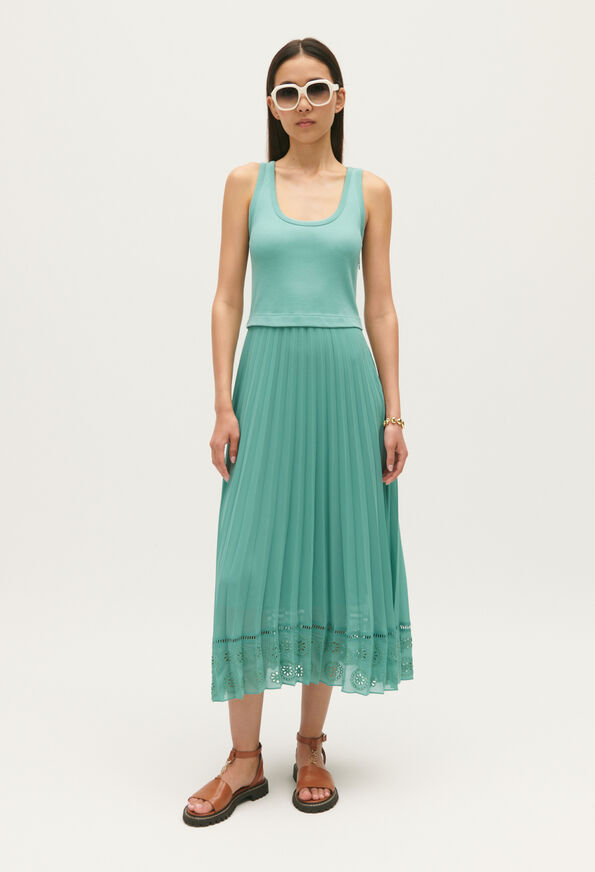 123TRADIBIS : Dresses color SEA-GREEN