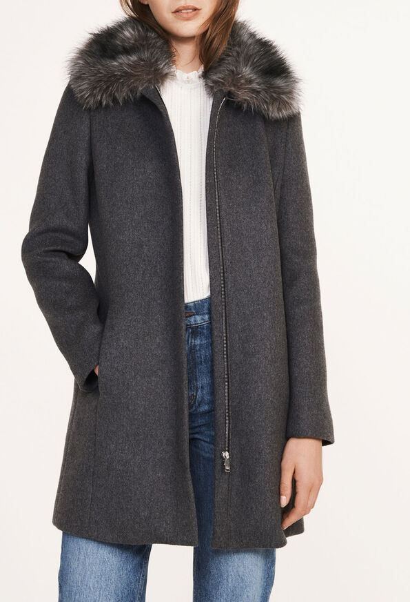 120GILLESBIS 120GILLESBIS : Coats & Jackets color MOTTLED GREY