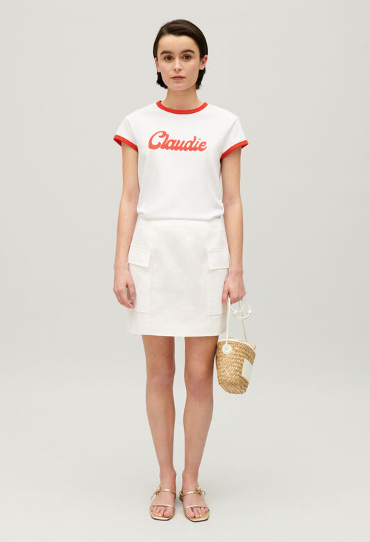224STELLA : Short Skirts color WHITE