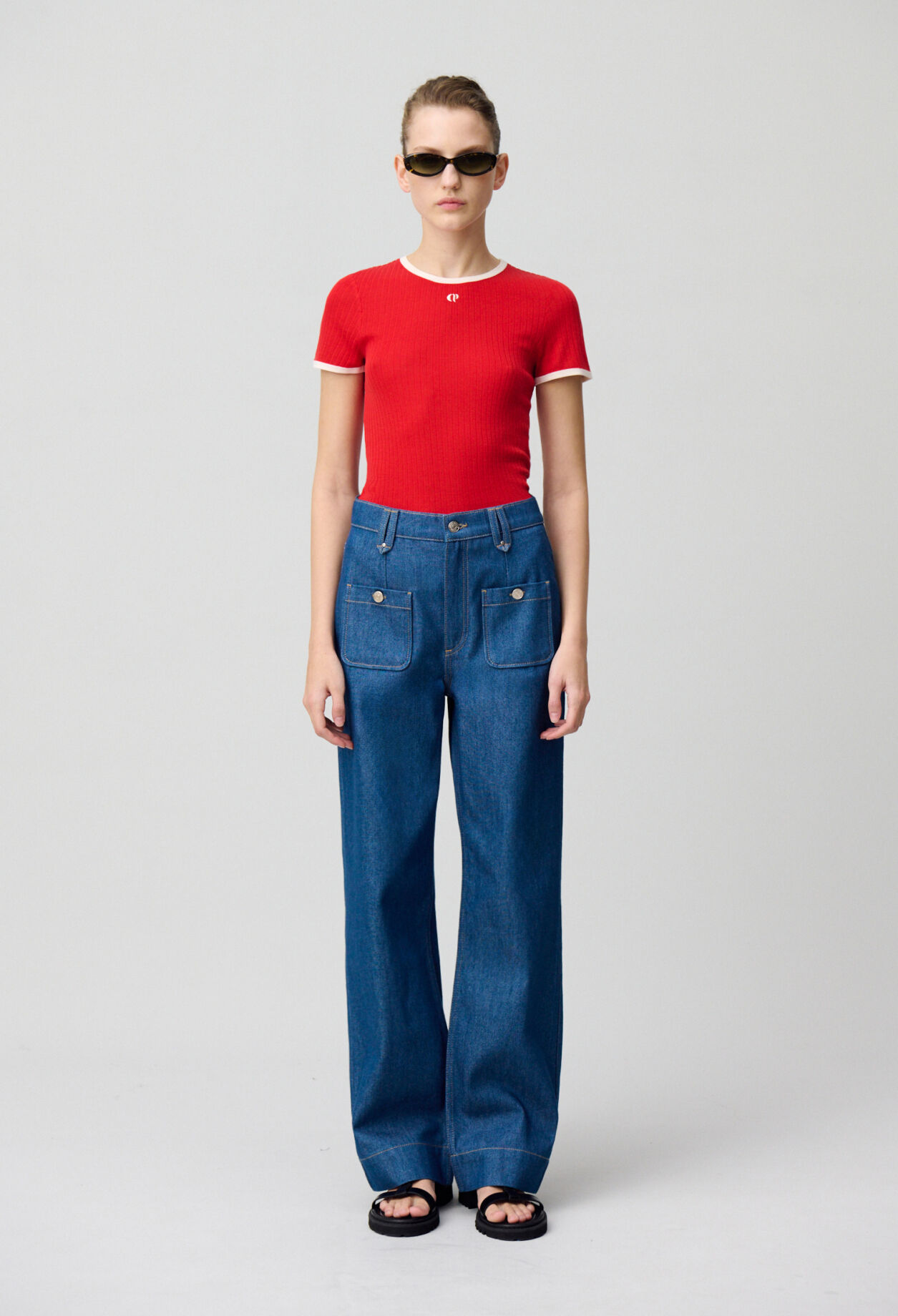 Fine knit CP top