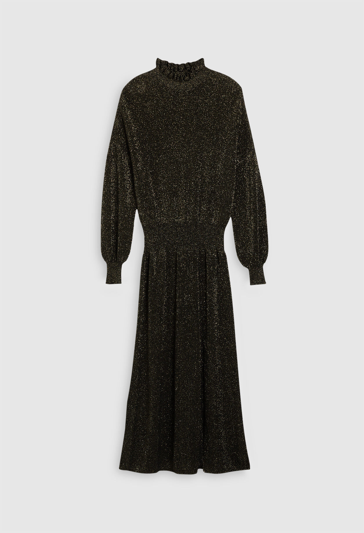 Robe longue en lurex