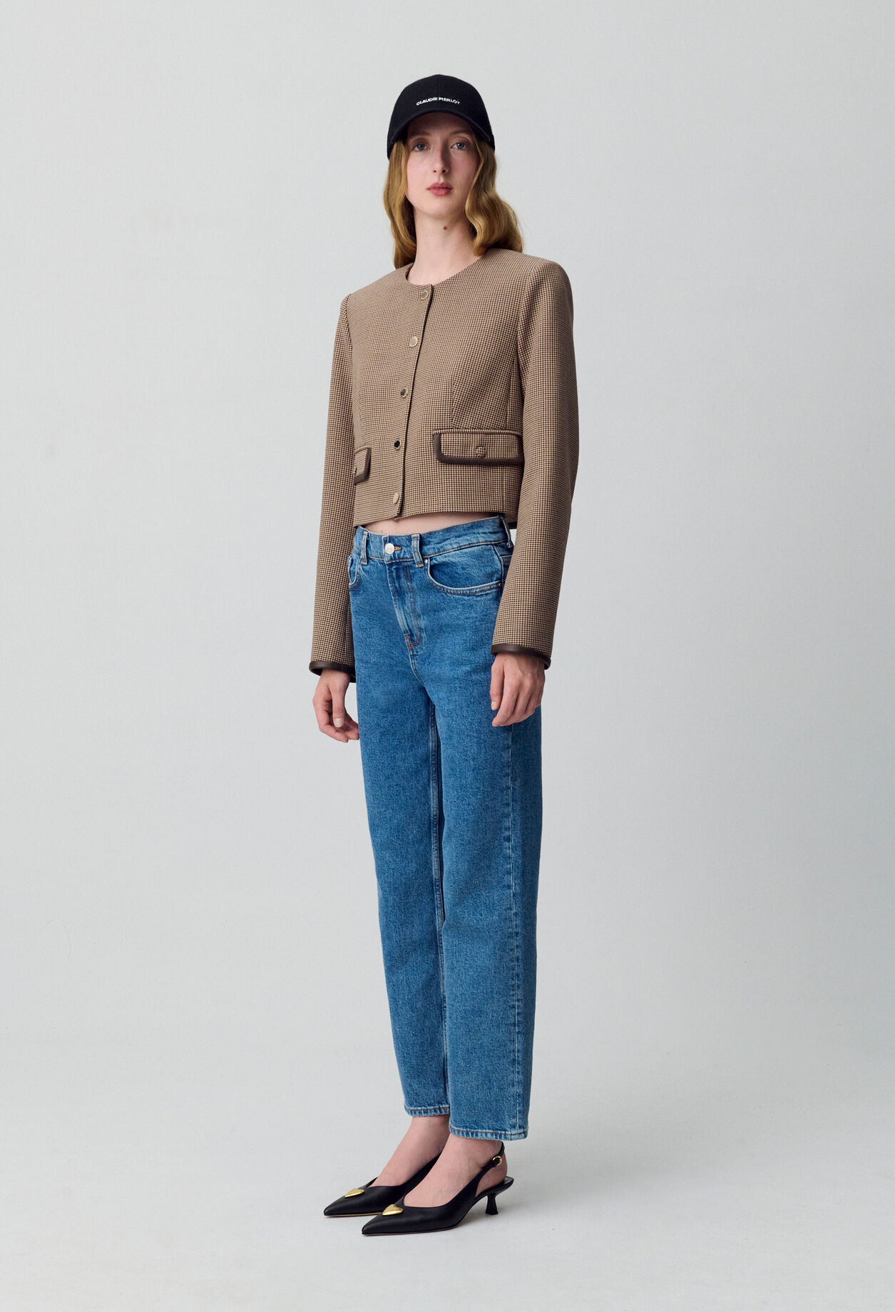 Jean Toto slim 7/8ème bleu délavé