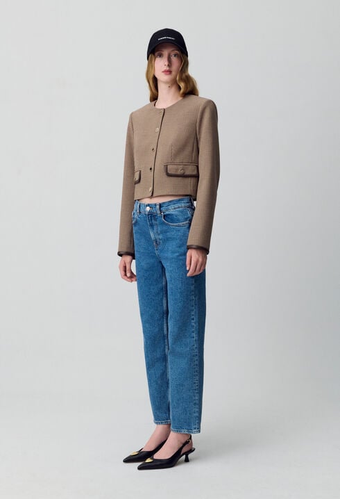 Toto Slim 7/8 jeans faded blue