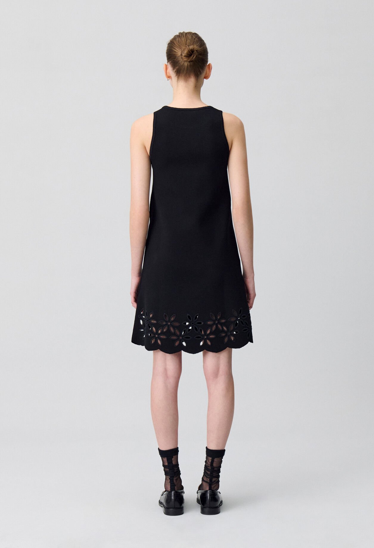 Short Dress in Fine Knit