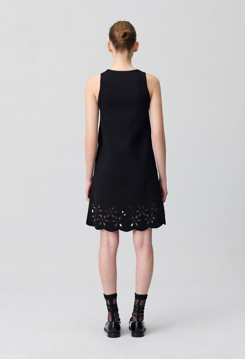 Robe courte maille fine